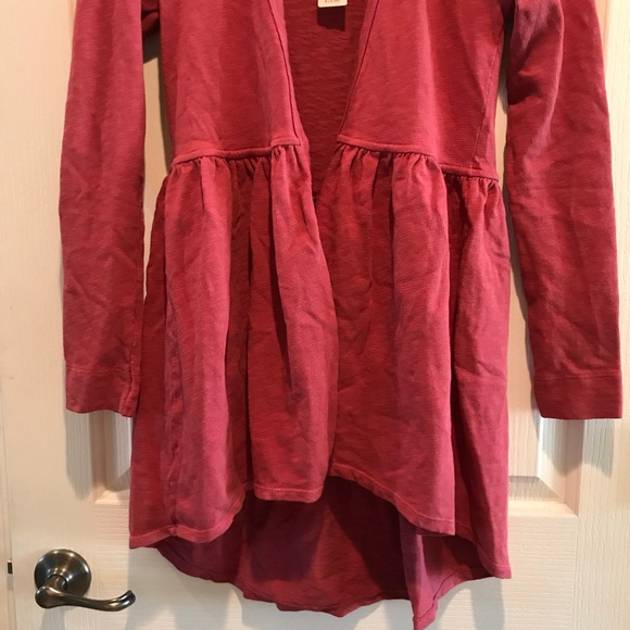 Anthropologie Beira Peplum Cardigan Sweater New XS - Picture 8 of 8